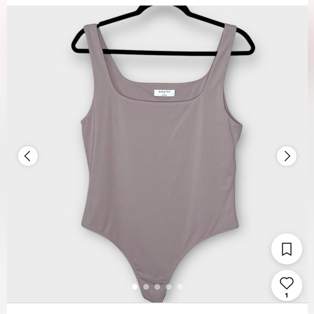 Babaton Dusty Pink Bodysuit- Aritzia